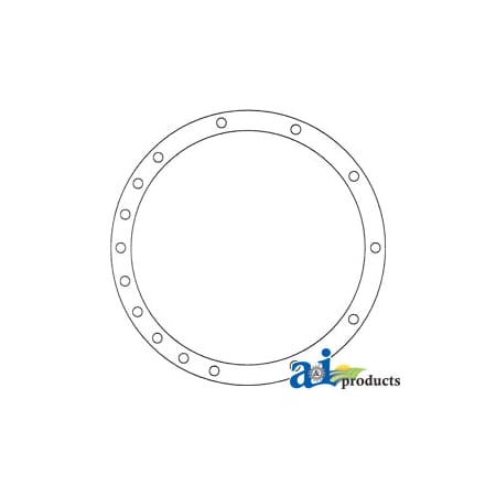 A & I Products Gasket, Rear Axle Housing 18" x18" x0.2" A-183254M1